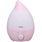 ショッピング加湿器 超音波式 アイリスオーヤマ IRIS 超音波式加湿器 しずく型  ピンク UHM-280S-P [155-388474]