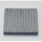 エスコ ESCO  【個人宅不可】 75x75x10mm ゴム板（両面筋入/黒） EA997XC-92 [2-1817612]