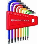 PB SWISSTOOLS L型レインボーヘクスローブレンチセット（パックナシ） 410H/6-25RB[25-244027]