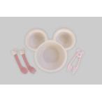 錦化成 ミッキー　ハジメテノオウドンセット　ピンク  [2601-1306095]