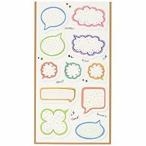 ナカバヤシ デコルーレ アルバムステッカー2 フキダシ ATS-102-6 [274-232520]