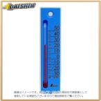 シンワ測定 温度計 プチサーモ スクエア たて 12cm フック穴 ブルー No.48707  [53-48707]