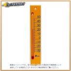 シンワ測定 温度計 プチサーモ スクエア たて 20cm フック穴 イエロー No.48796