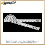 シンワ測定 ミニプロトラクター シルバー 40 竿10cm目盛付 No.62995