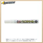 【当日出荷】シンワ測定 工事用 ペイントマーカー 中字 丸芯 白 No.78418 [53-78418]