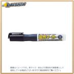 シンワ測定 工事用 油性マーカー 中字 丸芯 黒 No.78424