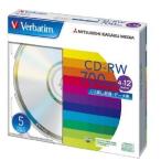三菱化学メディア PC DATA用 CD-RW [3510] SW80EU5V1 [604-061456]