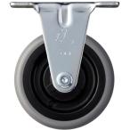 ハンマーキャスター ハンマー 静音固定式エラストマー車輪（PPホイール・ボールベアリング）65mm 420BER-LZ65  [643-445939]