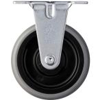 ハンマーキャスター ハンマー 静音固定式エラストマー車輪（PPホイール・ボールベアリング）75mm 420BER-LZ75  [643-445946]