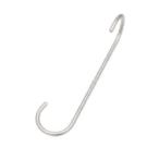 水本機械製作所 水本 アルミハンガーSフックツイスト（マットシルバー） 全長200mm ALHT-200MS [68-011889]