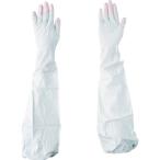 エステー化学 ファミリー ビニールうす手 ロング 腕カバー付き 指先抗ウイルス加工 M ピンク ST72243 [69-722433]