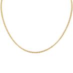 【美品】ロープチェーン ネックレス 39cm 2.4g レディースアクセサリー K18 750 ゴールド 5519937m