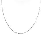 [ б/у ] колье дизайн мяч цветок цепь модный симпатичный женский аксессуары K18WG белое золото 5651331mm-L