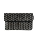 [ прекрасный товар ]GOYARD Goyard солнечный Marie MM клатч STMARIMMLTY01CL01Pnowa-ru черный покрытие парусина машина fs gold мужской сумка 5s04813JF5
