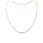 [ б/у ] колье 45cm 4.4g фасоль адзуки цепь модный женский аксессуары K18 750 ( сертификация Mark есть ) желтое золото 6027937mm-L