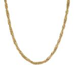 [ б/у ] винт цепь колье 7.2g 40cm K18 структура . отдел сертификация Mark есть отверстие Mark желтое золото ювелирные изделия женский аксессуары 6072262mm-L