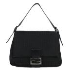 FENDI フェンディ マンマバケット ズッキーノ ショルダーバッグ ハンドバッグ ブラック 8BR001 レディースバッグ 6104279m【中古】