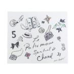 [ прекрасный товар ]CHANEL очки Cross очки ..mado moa zeru шарф очиститель белый черный Chanel 6423134[ б/у ]