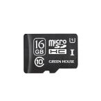 【在庫有・即納】【C】 ☆  グリーンハウス microSDHCカード アダプタ付 16GB GH-SDMRHC16G　UHSスピードクラス1対応 4K動画対応 完全防水