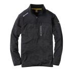 ショッピンググラディエーター グラディエーター コーコス信岡 光吸収発熱 ハーフジップ 長袖 チャコール XL G-9178 作業着 作業服 秋 冬 裏ブロックフリース ストレッチ