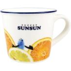 【在庫有】T'Sファクトリー パペットスンスン カラーラインマグ 200ml シトラス　SUNSUN マグカップ コップ ティーズファクトリー【日時指定・代引き不可】