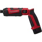 パナソニック(Panasonic) 充電スティック インパクトドライバー 7.2V 赤 電池2個付 EZ7521LA2S-R