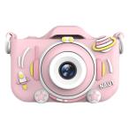 高橋国際商事 キッズカメラ BM-30KP ピンク 子供 カメラ 4倍デジタルズーム 知育ゲーム内蔵 プレゼント ギフト