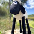 【在庫有・即納】  座れる ひつじのショーン スツール アニマル 子供用 shaun the sheep イス ぬいぐるみ 羊のショーン