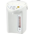 ショッピング電気 【在庫有・即納】  タイガー（TIGER） マイコン電動ポット 3.0L ホワイト PDR-G301W PDR-G301 3L 電動式 省スチーム タイマー付