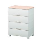 ショッピングケース 【年内出荷可能】天馬フィッツプラス F6504 メープル  衣装ケース 収納ケース  チェスト  幅65×奥行41×高さ85cm