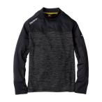 グラディエーター コーコス信岡 光吸収発熱 モックネック 長袖 チャコール S G-9168 作業着 作業服 秋 冬 ストレッチ 裏ブロックフリース