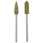 プロクソン 軸付きゴム砥石220 2種セット 中仕上げ 220番 軸径2.35mm ミニルーター専用 PROXXON No.26282