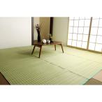 【i】【代引不可】イケヒコ ラグ カーペット バルカン 本間8畳 約382×382cm グリーン 日本製 洗える #2102218【北海道・沖縄・離島不可】