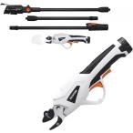  Iris o-yama заряжающийся высота ветка обрезка basami3.7V JTH10 белый обрезка высота ветка порез . ножницы удлинение paul (pole) 2WAY самый длинный примерно 2m регулировка угла IRIS OHYAMA