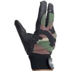 ストームクロス (STORMCROS) PU-WAVEグローブ 迷彩 Mサイズ　作業用 背抜き手袋 カモフラ柄 サバゲ― 1421