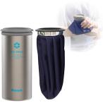 ショッピング氷嚢 【在庫有】ピーコック アイスパック(布氷のう) ABC-50 ステンレス(XA)　携帯 保冷 氷嚢 氷のう【日付指定・代引き不可】