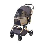 【在庫有・即納】GEX OSOTO GRACE QC キャメル ペットカート 犬猫兼用 カート 犬 猫 22kg以下 2頭まで お出かけ 簡単折りたたみ コンパクト ジェックス