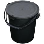 SK11 プラスチックペールバケツ 20L ふた付き　道具収納 撹拌作業 作業椅子 藤原産業