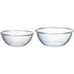HARIO ハリオ 耐熱ガラス製浅型ボウル2個セット MXPA-2806 熱湯対応 食洗器対応 電子レンジ対応 オーブン対応 調理
