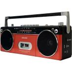 [ наличие иметь * немедленная уплата ] Aiwa audio -G RCP2 магнитола красный GAA4-RCP0002(RD) ностальгия. ширина длина двойной динамик retro чувство симпатичный Bluetooth соответствует 