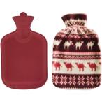 尾上製作所 ONOE ゴム湯たんぽ 1.6L カバー付き 湯たんぽ 注水式 天然ゴム お湯 寒さ対策 冷え性 暖かい 冬 ゆたんぽ