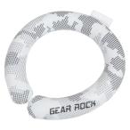 コーコス信岡 ガチ冷却リング極太 F Dホワイト B-711 太め 首 冷却 夏 酷暑 猛暑 対策 熱中症対策 熱中症 首元 リング GEAR ROCK