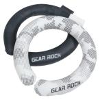 ショッピング首 冷却 リング 【廃番】コーコス信岡 ガチ冷却リング極太 2個セット WH/BK B-712 太め 首 冷却 夏 酷暑 猛暑 対策 熱中症対策 熱中症 首元 リング GEAR ROCK 白/黒