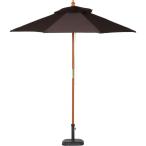[I] не 2 торговля сад зонт Brown 210cm 60160 тент из дерева двор сад зонт зонт только зонт основа продается отдельно 