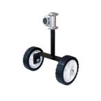 ショッピングバリカン 【在庫有・即納】ニシガキ工業 T型バリカン用 二輪車セット N-854-2 車輪 交換用 替え 草刈 除草 園芸