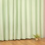 ショッピングカーテン 【I】形状記憶 ドレープカーテン クライン グリーン 100x135cm 2枚入 おしゃれ 新生活 模様替え 丸洗い可能【北海道・沖縄・離島不可】
