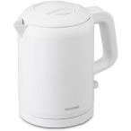 アイリスオーヤマ 電気ケトル 800ml 転倒湯漏れ防止機能付き 空焚き防止機能付き IKET-800-W ホワイト