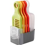 ショッピング野菜 【在庫有・即納】愛工業 野菜調理器 Qシリーズ Aセット　大根おろし 薄切り 千六本 細千切り 受け器 プロテクター スタンド