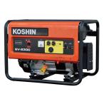 ショッピング発電機 工進(KOSHIN) スタンダード 発電機 (定格出力2.3kVA) GV-2300 60Hz用 オープン型 非常用 防災用 災害用 備蓄 災蓄 非常用 電源 台風 地震