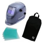 【在庫限り】【早い者勝ち】スズキット SUZUKID スター電器 溶接面 アイボーグαII ブルーF  EB-200A2B アイボーグ 4991945033474 のお買い得セット
